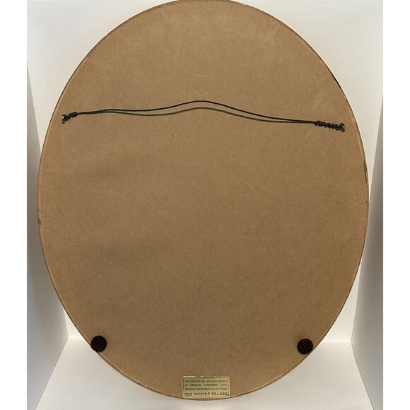 Jan Hagara Oval Frame Matted Art Girl & Doll Romantic Victoriana ‘77 Cottagecore - Picture 6 of 16